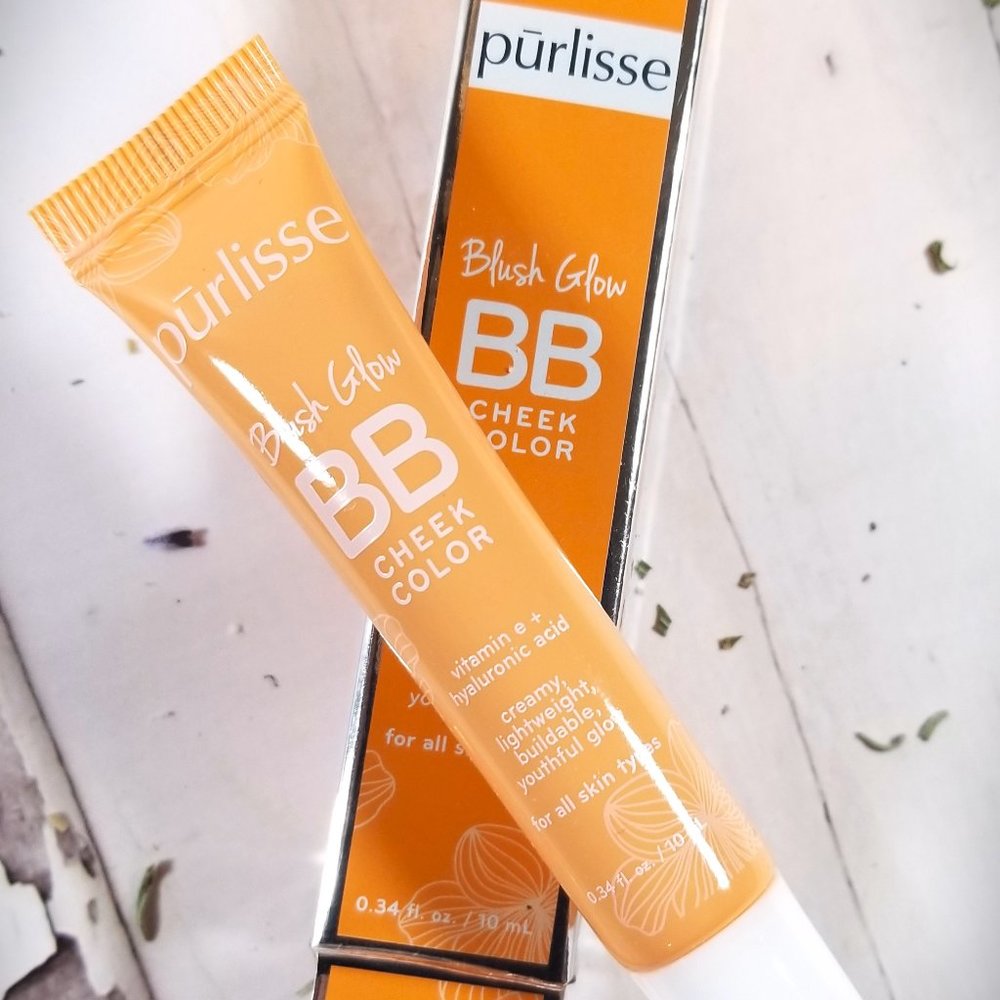 Purlisse Blush Glow BB Cheek Color Malibu Peach *NIB* - Picture 2 of 9